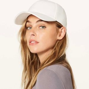 Lululemon white ball cap